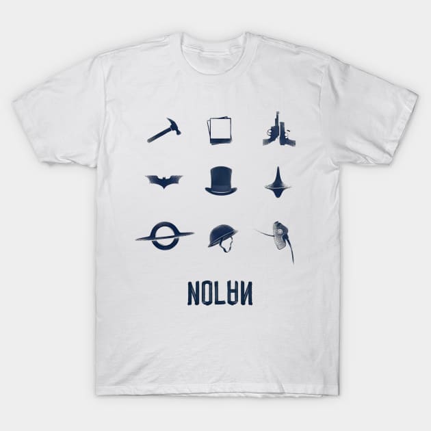 Christopher Nolan movies T-Shirt by Tvmovies 